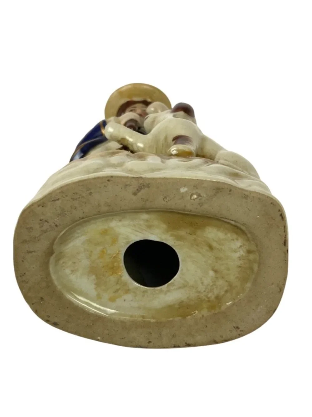 Vintage English Staffordshire Sailor and Dog Ceramic Figurine